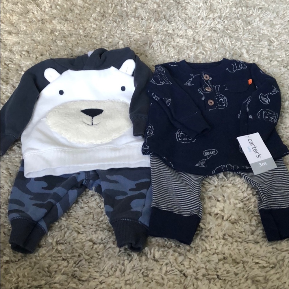 Baby boy’s Carter’s sets - 3 months